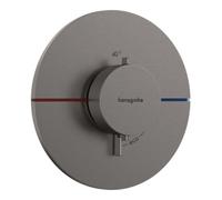 Hansgrohe Thermostat ShowerSelect Comfort S encastré 1 consommateur rosace ronde Chrome noir brossé