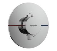 hansgrohe ShowerSelect Comfort S thermostat, encastré, 1 consommateur, rosace ronde, 15559, Coloris: chrome - 15559000