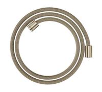 Hansgrohe hansgrohe Tuyau de douche textile 1600 mm, raccords cylindriques mutuels, bronze brossé Quantité:1