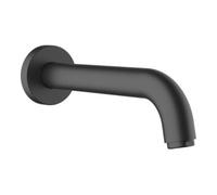 Hansgrohe Bec déverseur baignoire Vernis Blend 71420670 – fixation murale, saillie 204 mm, noir mat