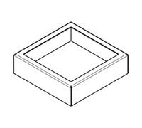 Hansgrohe hansgrohe XtraStoris Couvercle 12x12x22 pour poubelle Quantité:1