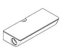 hansgrohe hotte en saillie Showerpipe 98478400 Select E 360 blanc chromé