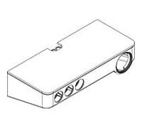 hansgrohe hotte hansgrohe Raindance Select 92165400 Showerpipe 3 blanc / chrome