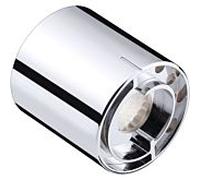 hansgrohe ibox manchon d'arrêt 96439820 brossé, pour thermostat