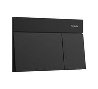 Hansgrohe iFrame Element E Plaque de commande - 23x15cm - double chasse - noir mat 66003670