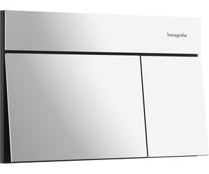 hansgrohe iFrame élément E Plaques de déclenchement pour chasse d'eau à 2 quantités, 66003000, Couleur: chrome