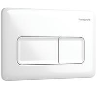 Hansgrohe iFrame Original Q bouton de chasse d'eau pour WC blanc 66001450
