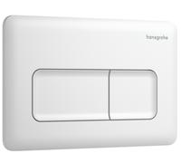 Hansgrohe iFrame Original Q bouton de chasse d'eau pour WC blanc 66001700