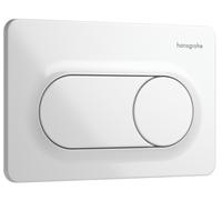 Hansgrohe iFrame Original S bouton de chasse d'eau pour WC blanc 66002450