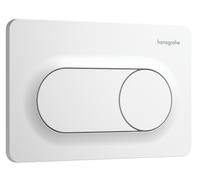 Hansgrohe iFrame Original S bouton de chasse d'eau pour WC blanc 66002700