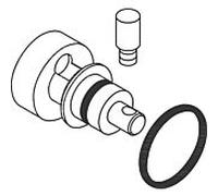 inverseur hansgrohe Axor Starck pour colonne de douche 96649000 Cabine de douche complète chromé