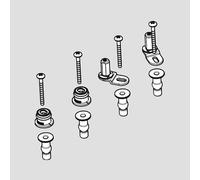 hansgrohe Jeu de fixations de rechange pour abattant WC, 85150000,