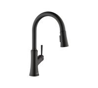 Hansgrohe Joleena 04793670 Robinet de cuisine 1 poignée 40,6 cm de haut, noir mat, 15,8 cm