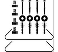 hansgrohe kit de montage d'angle Raindance lift 27999000 chromé