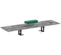 hansgrohe Kit d'installation RainDrain 900 mm pour caniveau de douche hansgrohe (RainDrain Rock et RainDrain Match), siphon de sol douche