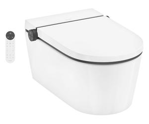 hansgrohe LavaPura Element S WC suspendu douche Set complet AquaHelix Flush, SmartClean, HygieneEffect, blanc, 63021450
