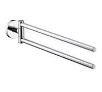 hansgrohe Logis 40512000 Barre porte-serviettes laiton, chromé, deux branches