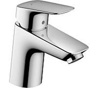 hansgrohe Logis 70 mitigeur lavabo 71078000 chromé , bas Flow , garniture de vidange , hauteur 166 mm