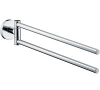 hansgrohe Logis Barre porte-serviette double, chromé, 40512000
