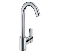 hansgrohe Logis 260 mélangeur de cuisine chromé , bec pivotant