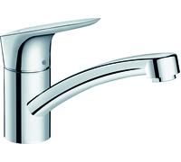hansgrohe Logis 120 mélangeur de cuisine 71831000 chromé , basse pression, bec pivotant à 360 °