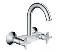 Hansgrohe Logis M32 2-Griff Mélangeur Évier 1jet Highspout - Chrome - 71286000