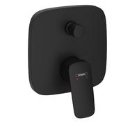 Hansgrohe Mitigeur baignoire encastré Logis – monocommande 2 sorties pour iBox universal, noir mat