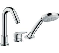 Hansgrohe Logis Ensemble de finition pour robinet de baignoire 3 trous pour corps encastré 13437180 chrome 71310000