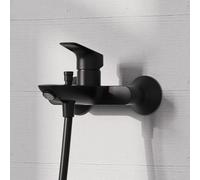 hansgrohe Logis Mitigeur de baignoire en applique, Mitigeur monocommande, 71400670,