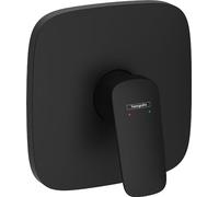 hansgrohe Logis Mitigeur de douche, encastré, pour iBox universal, 71605670, Couleur: noir mat
