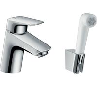 Hansgrohe Logis mitigeur de lavabo avec douchette bidet sur pied chrome 71290000