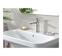Hansgrohe Mitigeur lavabo Logis 71251000 – ComfortZone110, bonde à tirette, chromé