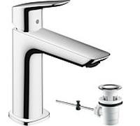 hansgrohe Logis mitigeur lavabo 71254000 avec tirants garniture de vidange , chromé
