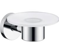Hansgrohe Logis porte-savon mural chrome-blanc 40515000