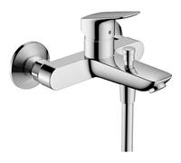 hansgrohe Logis Mitigeur de bain, apparent, 2 consommateurs, saillie 194mm, 71400000, Couleur: chrome