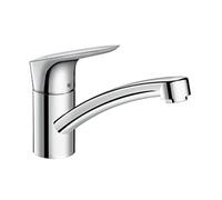 hansgrohe Logis 120 mélangeur de cuisine 71831000 chromé , basse pression, bec pivotant à 360 °