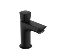 hansgrohe Logis robinet sur pied, pour eau froide, ComfortZone80, sans garniture découlement, saillie 84mm, 71120670, Couleur: noir mat