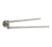 hansgrohe porte-serviettes Logis 40512820 2 bras, laiton, nickel brossé