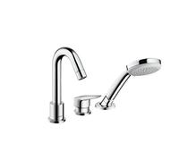 Hansgrohe Logis Ensemble de finition pour robinet de baignoire 3 trous pour corps encastré 13437180 chrome 71310000