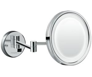 Hansgrohe Logis Universal miroir cosmétique 21.7x21.7 cm arrondi avec éclairage chrome 73570000