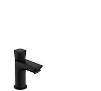 hansgrohe Logis robinet sur pied, pour eau froide, ComfortZone80, sans garniture découlement, saillie 84mm, 71120670, Couleur: noir mat