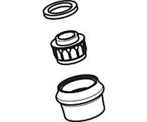 hansgrohe Luftfsprudler Axor Montreux 3 trous 98583830 mitigeur lavabo Paroi nickel poli