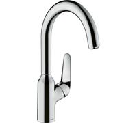 hansgrohe Focus Robinet de cuisine M42 220 1jet 71802000 chromé , bec orientable 360°
