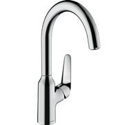 Hansgrohe M42 M421-H220 robinet de cuisine 1 trou avec bec pivotant à 360° chrome 71802000