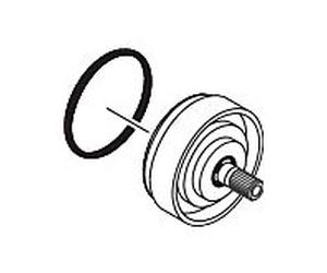 hansgrohe manchon de poignée Axor Uno 3 trous 97265000 mitigeur lavabo montage mural chromé