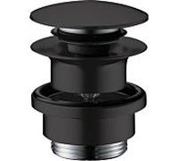 hansgrohe drain set Push Open, 50100670, Couleur: Noir Mat