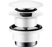 Hansgrohe Garniture de vidage Push-Open 50100700 pour lavabo et bidet blanc mat