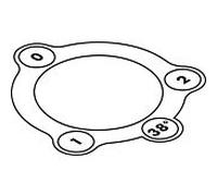 hansgrohe match0 Thermostat de baignoire 2 trous 97791000 Thermostat