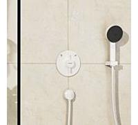 Hansgrohe Mitigeur encastré DuoTurn S 75418700, 2 fonctions, blanc mat