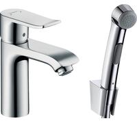 Hansgrohe Metris Classic mitigeur de lavabo avec douchette bidet sur pied chrome 31285000